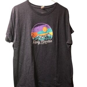 Rocky Mountain National Park Black‎ T-Shirt
